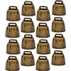 16 Pcs Campanelli Per Cavalli Pecore Cani Retrò Mini Campanacci Piccoli Mucche