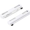 Set Da 2 Taglia Pellicola Da Cucina, Dispenser Porta Rotoli Plastica & Alluminio