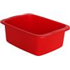START Macchiavelli catino rettangolare rosso. Bacinella in plastica di capacità