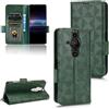 Custodia in pelle verde a triangolo per Sony Xperia Pro-I - Design simmetrico