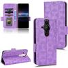 Custodia Pelle Triangolare Symm. per Sony Xperia Pro-I Viola - Elegante Protezio