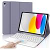 Iveoppe Tastiera per iPad A16 11 Generazione 11" 2025/10 Generazione 2022 10.9" | Cover
