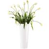 ASA-Vaso in Pietra 1036005 45,72 (18 x 45,72 cm x 18 x 18 cm, Colore: Bianco