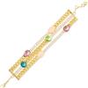 Sodini 912856W NINFA SODINI Bracciale Tre Fili Cristalli multicolor