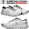 On WMNS Cloud X 5 Running Bianco Nero 3WG30060462 Taglia Donna
