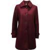 COLMAR Q8803 CAPPOTTO DONNA COLMAR TASTEFUL WOMAN NEOPRENE/WOOL COAT BURGUNDY