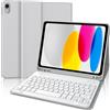 Iveoppe Tastiera per iPad A16 11 Generazione 11" 2025/10 Generazione 2022 10.9" | Cover