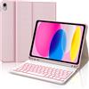 IVEOPPE Tastiera iPad 10/11 Generazione (10.9" 2022/A16 11" 2025), Cover Tastier