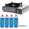 CAMPINGAZ CAMP BISTRÒ 3 FORNELLO A GAS DA CAMPEGGIO CON 4 CARTUCCE GAS CP250
