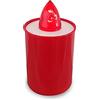 Velamp Lumino Elettrico a Led 9 cm, Durata 90gg, rosso con Luce fissa rossa