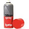 IPEA Spray al Silicone Lubrificante, Protettivo, Antiadesivo 400 ml - Soluzione Multiuso per Metallo, Gomma, Plastica, Legno, Tessuti - Bomboletta Incolore per Elettrodomestici e Guarnizioni