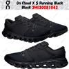 On Cloud X 5 Running Nero Nero 3MG30081043 Taglia Uomo