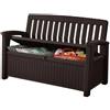 Keter Cassapanca Panchina Patio Bench Drak Grey 227 Litri 132 x 61 x 89 cm
