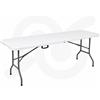 Tavolo Pieghevole Richiudibile 180x70 cm con Maniglia da Catering HDPE