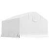 Outsunny Capanno da Giardino Tenda Garage Impermeabile 3x3m Metallo e PE Grigio
