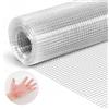 VEVOR Rete Metallica da 12,7 mm 1,5 x 15,2 m per Recinzione Pollame Conigli Orti