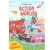 Depesche Vertrieb GmbH & Co. KG Depesche 13807 Create Your Action World Colouring Book with 24 Pre-Printed Backg