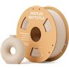 DEEPLEE Filamento Matte PLA 1,75 mm, Finitura Opaca, Beige 1 kg, Precisione ±0,0