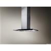 Elica Cappa Cucina Aspirante Isola 90 cm Nera Acciaio GALAXY ISLAND BLIX/A/90
