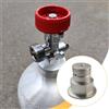 Adattatore per bombola di CO2 per gasatore d'acqua, in alluminio