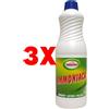 AMACASA 3 X AMACASA Ammoniaca 1 Litro per Uso Domestico