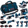 BOSCH Kit Professional 10 utensili 18V 0615A500EH