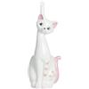 San Art Sun Art SAN1708 Cute Cat porta scopino toilette 13 cm rosa L13xP12,5xH31 cm c...