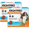 FRONTLINE FrontPro 10 - 25 Kg 6 Compresse → Antiparassitario per Cani contro Pulci Zecche