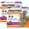 FRONTLINE FrontPro 25 - 50 Kg 6 Compresse → Antiparassitario per Cani contro Pulci Zecche
