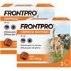 FRONTLINE FrontPro 4 - 10 Kg 6 Compresse → Antiparassitario per Cani contro Pulci Zecche