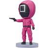 BANDAI SPIRIT Modellino BANDAI Figuarts mini SQUID GAME Masked Manager 90 mm PVC nuovo