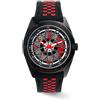 Philip Watch Orologio Lorenz Granpremio Wheel 030280AA Watch Silicone Nero Rosso Uomo