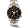 Lorenz Orologio Lorenz Shark 5 Professional Diver 030255DD Watch Automatico Nero Dorato