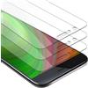 Cadorabo 3x Vetro temperato per Honor 8 / 8 PREMIUM Pellicola Prottetiva Proteggi schermo