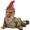 Pacific Giftware PTC Zombie strisciante Nano da giardino in camicia verde - Figura decorativa