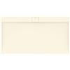 Ideal Standard - Ultra Flat S i.life, Piatto doccia rettangolare 180x100 in resina, Piletta di scarico lato lungo, Finitura opaca effetto pietra, Sabbia