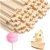 Zorplex 200 Pezzi Bastoncini in Bambù per Zucchero Filato 30 cm x 4 mm,