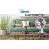BIMAR VENTILATORE BIMAR VT415 DA TAVOLO 3 VELOCITA' CON 3 PALE INCLINA 212540