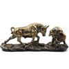 Irayin Statua di Toro, Toro e Orso Statuetta Wall Street in Resina 28cm,