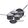 Anolon Set di padelle, Alluminio, Nero, 5 Pezzi, 5 unità