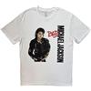 Rockoff Trade Michael Jackson Bad T-Shirt Uomo XXL Bianco (White White)