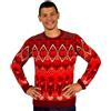 AAA Merchandise Warhammer Age of Sigmar Soulblight Gravelords Christmas Jumper - Red Knitted Fes