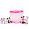 Disney Store Official Giochi per bagnetto Minnie, 5 personaggi e secchiello | In