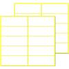 Townstix 300 Pezzi, 70 x 25 mm, Etichette Adesive Bianche