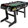 Sport1 One The Sport Maker Sport1 Calcetto salvaspazio Game pieghevole. Calcetto balilla con gambe, da interno in MDF, misure 121x61x85cm. Bigliardino da casa con 8 aste passanti. Segnapunti e palline incluse. Uso indoor.