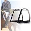 2 Staffe Da Equitazione, Accessori Equestri, Staffe Per Sella Da Trekking