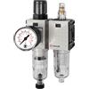 RIEGLER 142457-FUM 601-4 WE, 2 pezzi FUTURA-mini, PC-Beh, Standardmano, G 1/4, 0,1-4, HA, 1 pezzo