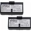 vhbw 2x Batteria per Sennheiser HDI92-P, HDI92, HDI91-P1/-P2, HDI92P, IR 180 60mAh