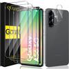 QULLOO Vetro Temperato per Samsung Galaxy A56 5G, 3 Pezzi Pellicola Vetro Protet