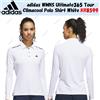 Adidas Polo adidas WMNS Ultimate365 Tour Climacool bianca KR8599 taglia Giappone